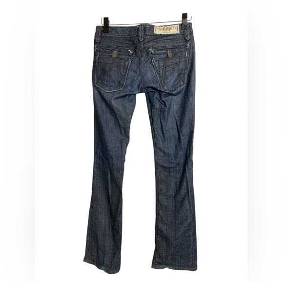 Taverniti So Jeans, Janis Punk 18, Low Rise, Dark Wash, Bootcut, Quality Jeans - Picture 3 of 16